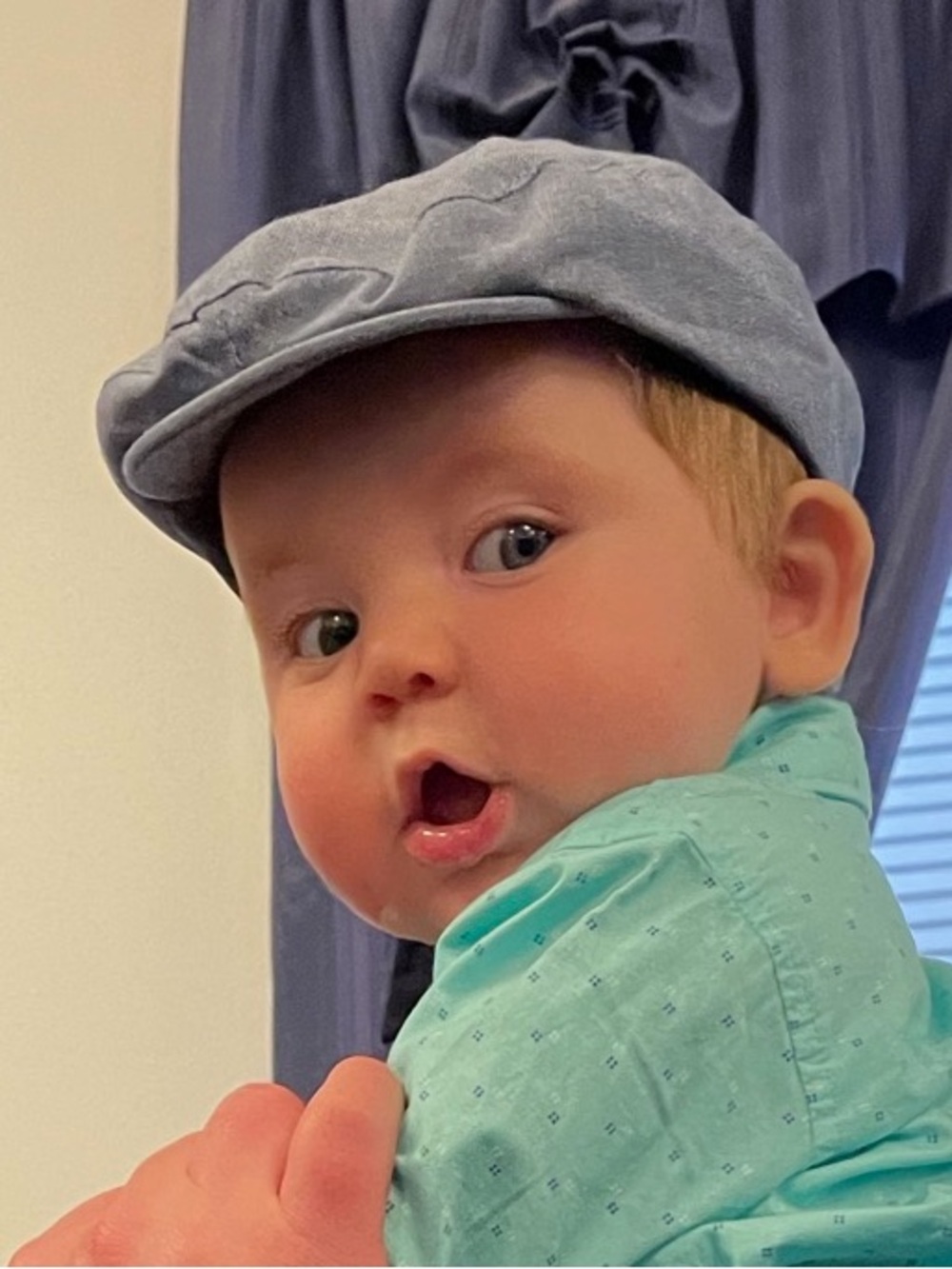 The Children's Place light Navy Blue Infant Hat (6-12M)